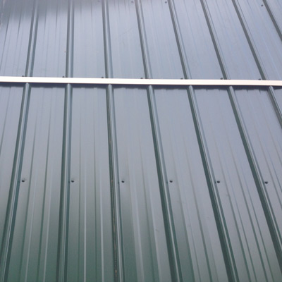 G-100 galvanized painted steel panel